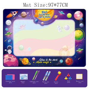 Dlordy Kids Toys Water Drawing Mat
