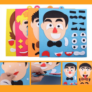 4 Pcs Emotion Change Puzzle -AE