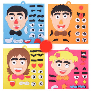 4 Pcs Emotion Change Puzzle -AE