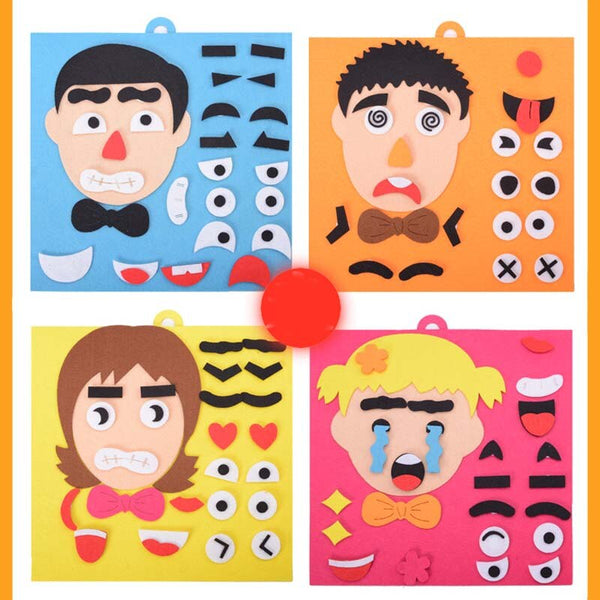 Load image into Gallery viewer, 4 Pcs Emotion Change Puzzle -AE
