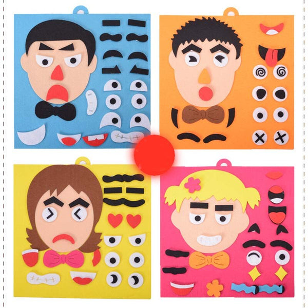 Load image into Gallery viewer, 4 Pcs Emotion Change Puzzle -AE
