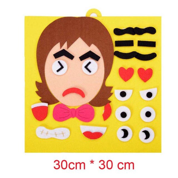 Load image into Gallery viewer, 4 Pcs Emotion Change Puzzle -AE
