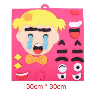 4 Pcs Emotion Change Puzzle -AE