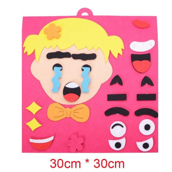 Load image into Gallery viewer, 4 Pcs Emotion Change Puzzle -AE
