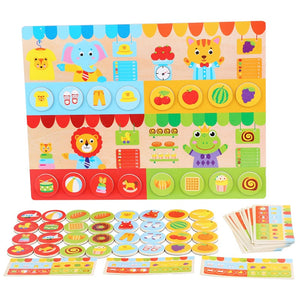 Magnetic Matching Cards Stickers - CNF C