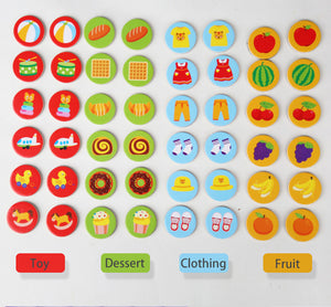 Magnetic Matching Cards Stickers - CNF C