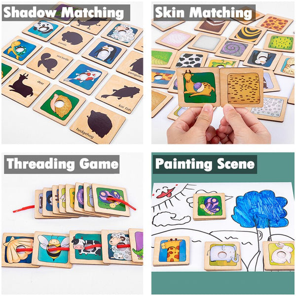 Load image into Gallery viewer, 2 in 1 Shadow and Skin Matching Game
