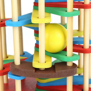 Colorful Wooden Tower Toy With Hammer CNF1 CNF5